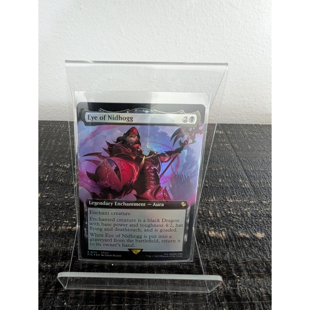 MTG Final Fantasy FOIL Eye of Nidhogg Extended Art English Mint